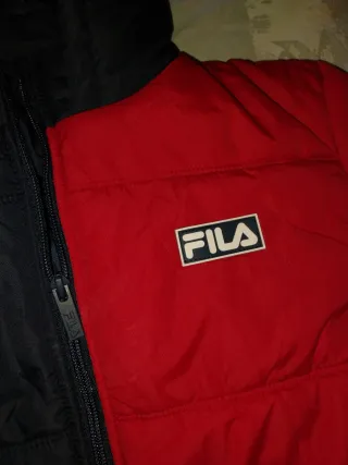 Giubbotto Fila bicolore rosso/blu