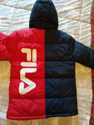 Giubbotto Fila bicolore rosso/blu