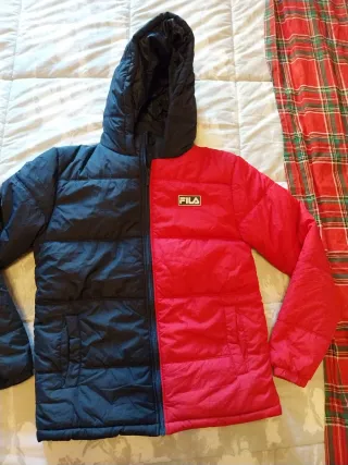 Giubbotto Fila bicolore rosso/blu