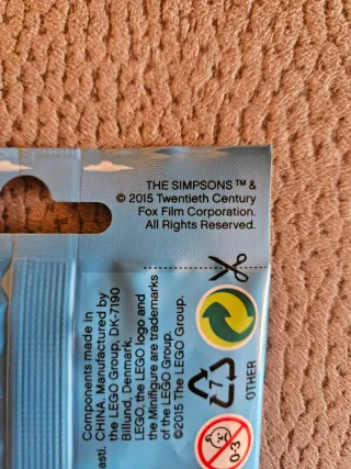 LEGO Minifigures Simpsons Serie 2 - Bustina sigill