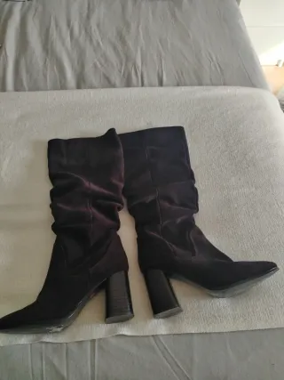 Botas Cortefiel Piel Marrón Talla 37