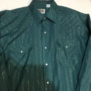 Camisa Cowboy Ely Cattleman Hilo Metálico XL