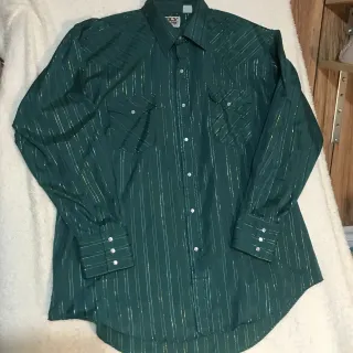 Camisa Cowboy Ely Cattleman Hilo Metálico XL