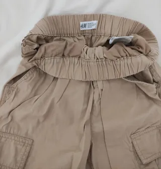 Pantalón largo H&M beige talla 15-16 años