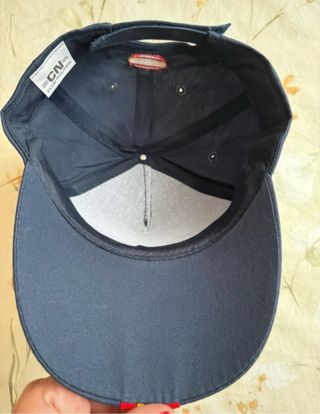 Gorra azul con bandera España