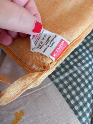 Sei cuscini per sedia