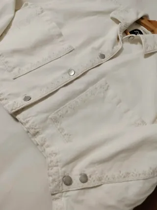 Chaqueta Zara Blanca Talla XS