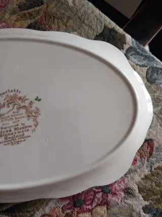 Vassoio Alfred Meakin Ceramica Floreale