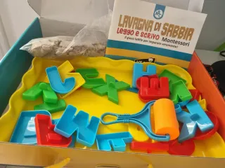 Lavagna di Sabbia Montessori Leggo e Scrivo