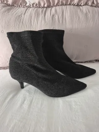Botines fiesta mujer negros