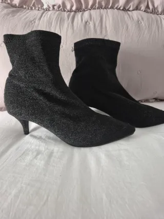 Botines fiesta mujer negros