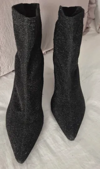 Botines fiesta mujer negros