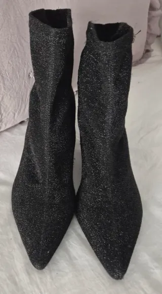 Botines fiesta mujer negros