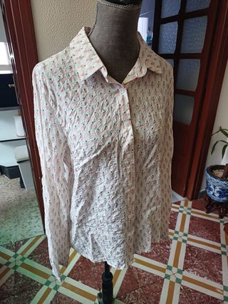 Blusa Cerise Blue estampada