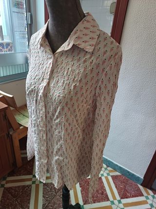 Blusa Cerise Blue estampada