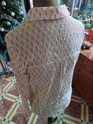 Blusa Cerise Blue estampada