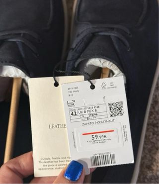 Zapatos náuticos piel MANGO