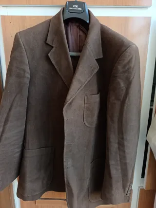 Giacca velluto anni '80 iconica marrone