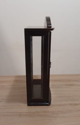 Vitrina madera antigua cristal