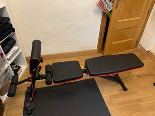 Banco de pesas ajustable