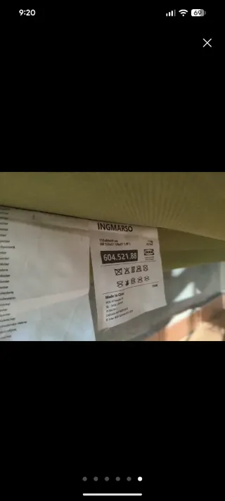 Banco exterior Ikea metal verde