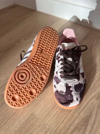 Adidas Zapatillas Estampado Vaca Rosa Marrón