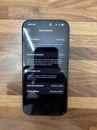 iPhone 15 Pro Nero 128GB