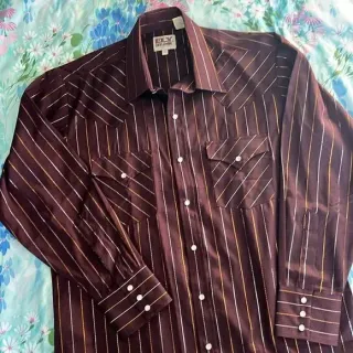 Camisa Ely Cattleman Hilo Metálico USA