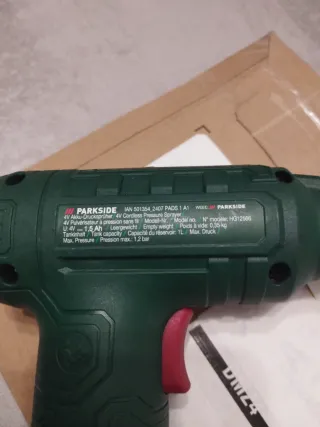 Pulverizador recargable Parkside