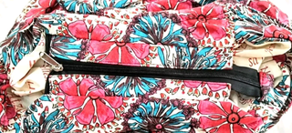 Borsa a mano con fiori