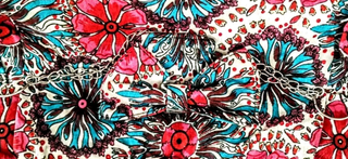 Borsa a mano con fiori