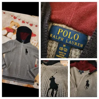 Felpa Ralph Lauren con cappuccio taglia 10/12anni