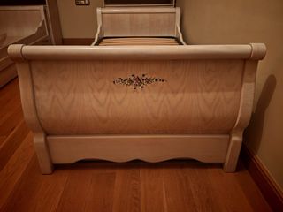 2 camas 90x190 Madera maciza pintados a mano