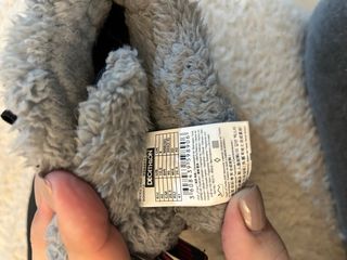 Botas Quechua Trekking Nieve Negras Rojas