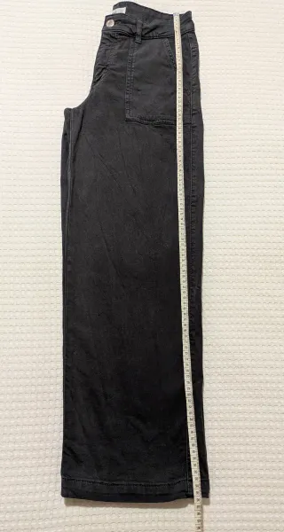 Pantalón culotte gris Mango