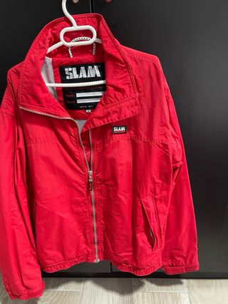 Chaqueta cortavientos Slam Hombre Talla M Roja