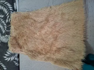 Chaleco pelo beige talla única