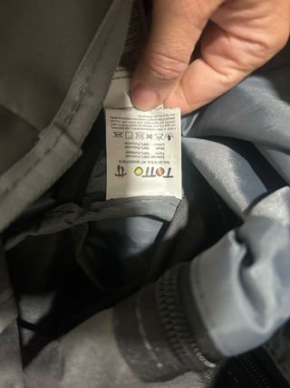 Mochila Totto T 90 Negra y Gris