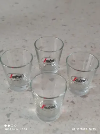 Set 4 Bicchierini Segafredo Zanetti