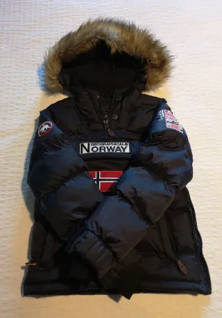 Chaquetón Geographical Norway azul oscuro.