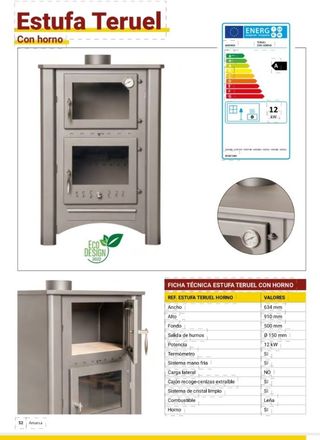NUEVA ESTUFA LEÑA DKS-3