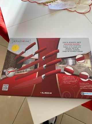 Set 5 Coltelli Royalty Line Rossi