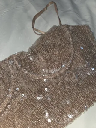 Top lentejuelas Zara