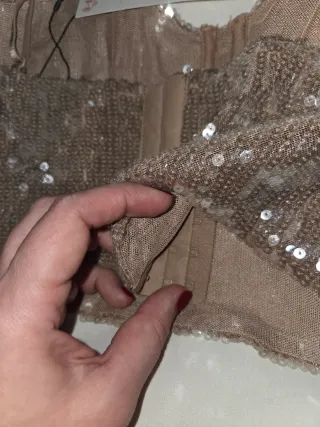 Top lentejuelas Zara