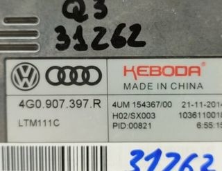 Centralita faros xenon audi 4g0907397r q3 1923673