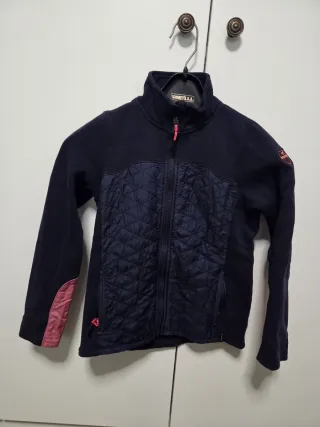 Chaqueta de equitación acolchada azul marino