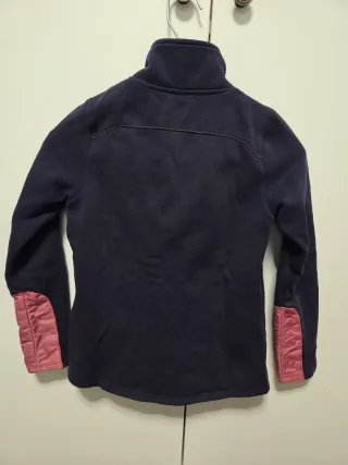 Chaqueta de equitación acolchada azul marino