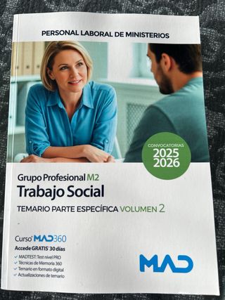 Trabajo Social (Grupo Profesional M2) Ministerios