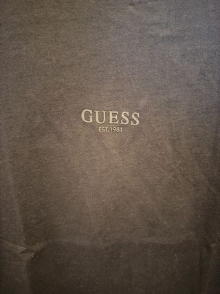 Camiseta Guess Negra Talla M