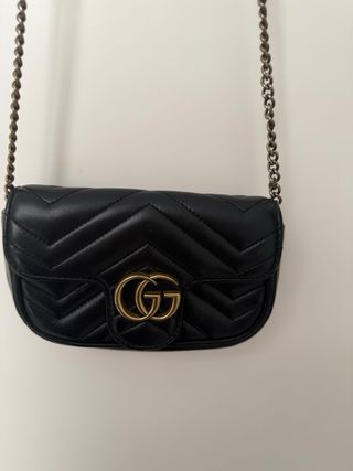 Borsa Gucci nera a tracolla